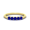 Load image into Gallery viewer, mini-5-stone-round-sapphire-wedding-band-in-yellow-gold-FDENS141ROBGSABL-0.50CT-NL-YG