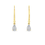 Load image into Gallery viewer, mini-pear-shape-diamond-drop-earrings-in-yellow-gold-FDEAR11236PE-0.50CT-NL-YG.jpg
