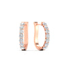 Load image into Gallery viewer, minimal-modern-huggie-hoop-earrings-in-rose-gold-FDEAR11246NL-RG