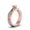 Load image into Gallery viewer, minimal-oval-cut-lab-diamond-twisted-vine-engagement-ring-set-in-14K-rose-gold-FD8233OVANGLE2-NL-RG
