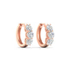 Load image into Gallery viewer, minimalist-3-stone-diamond-huggie-earrings-in-rose-gold-fdear11726angle4-nl-rg.jpg?v=1776419841