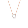 Load image into Gallery viewer, minimalist-circle-round-pendant-in-rose-gold-FDPD11271ANGLE1-0.25CT_20-NL-RG