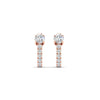 Load image into Gallery viewer, minimalist-diamond-pave-huggie-earring-in-rose-gold-fdear11705angle3-nl-rg