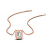 Load image into Gallery viewer, minimalist-emerald-bezel-set-solitaire-necklace-in-rose-gold-fdpd11682sleep-nl-rg.jpg?v=1777273193