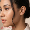 Load image into Gallery viewer, minimalist-triangle-stud-earrings-in-yellow-gold-FDRC17412