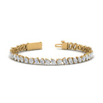 Load image into Gallery viewer, Mixed Diamond Cut Tennis Bracelet