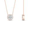 Load image into Gallery viewer, modern-halo-diamond-necklace-design-in-FDPD11318-NL-RG