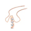 Load image into Gallery viewer, modern-princess-cut-journey-diamond-pendant-in-rose-gold-FDPD11479-NL-RG