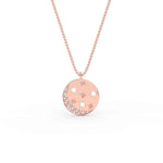 Load image into Gallery viewer, moon-and-stars-disc-diamond-pendant-in-fdpd3055-angle1-nl-rg