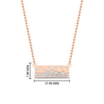 Load image into Gallery viewer, mountain-diamond-flush-set-bar-pendant-necklace-in-FDPD11362-NL-RG