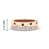 Load image into Gallery viewer, mountain-diamond-mens-wedding-band-with-black-diamond-in-rose-gold-FD11127GBLACK-NL-RG-HW.jpg