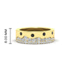 Load image into Gallery viewer, mountain-diamond-mens-wedding-band-with-black-diamond-in-yellow-gold-FD11127GBLACK-NL-YG-HW.jpg
