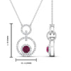 Load image into Gallery viewer, multi-ring-interlocked-diamond-pendant-with-pink-sapphire-in-white-gold-FDPD10699-GSADRPI-ANGLE2-NL-WG-HW.jpg?v=1759291658