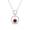 Load image into Gallery viewer, multi-ring-interlocked-diamond-pendant-with-ruby-in-rose-gold-FDPD10699-GRUDR-ANGLE1-NL-RG.jpg?v=1759291658