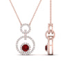 Load image into Gallery viewer, multi-ring-interlocked-diamond-pendant-with-ruby-in-rose-gold-FDPD10699-GRUDR-ANGLE2-NL-RG.jpg?v=1759291658