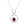 Load image into Gallery viewer, multi-ring-interlocked-diamond-pendant-with-ruby-in-white-gold-FDPD10699-GRUDR-ANGLE1-NL-WG.jpg?v=1759291658