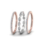 Load image into Gallery viewer, multi-stack-2-tone-diamond-wedding-band-in-14K-rose-gold-FD8054B-NL-RG-TT.jpg