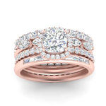 Load image into Gallery viewer, multi-stacking-halo-bridal-set-in-FD10130CU-NL-RG