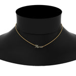 Load image into Gallery viewer, name-diamond-gold-pendant-in-FDPD11287-NL-YG