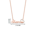 Load image into Gallery viewer, name-necklace-with-heart-in-FDPD11280-NL-RG