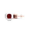 Load image into Gallery viewer, natural-ruby-cushion-cut-stud-earrings-1-carat-in-rose-gold-fdear10411cugrudrangle2-1.00ct-nl-rg-hw.jpg