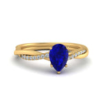 Load image into Gallery viewer, natural-sapphire-pear-shape-wedding-ring-in-yellow-gold-FD8253PERGSABL-NL-YG-GS.jpg