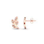Load image into Gallery viewer, nature-inspired-diamond-studs-in-rose-gold-fdear11706angle3-nl-rg.jpg?v=1771329165