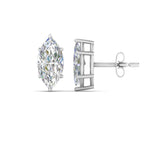 Load image into Gallery viewer, Marquise Diamond 6 Prong Stud Earrings