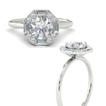 Load image into Gallery viewer, octagon-round-cut-halo-baguette-ring-in-fd11549-nl-wg