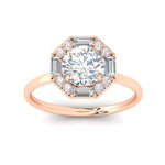 Load image into Gallery viewer, octagon-round-cut-halo-baguette-ring-in-fd11549-nl-rg