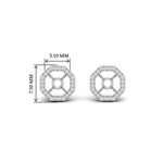 Load image into Gallery viewer, octagon-shape-diamond-ear-jackets-for-1-carat-studs-in-fdear11507angle2-1.00ct-nl-wg-hw_fe8d9515-3625-4a39-9181-acad2c7720c6
