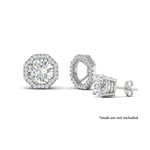 Load image into Gallery viewer, octagon-shape-diamond-ear-jackets-for-1-carat-studs-in-fdear11507angle3-1.00ct-nl-wg_868c96dc-6f2a-47c1-ab56-5e01a5757d76