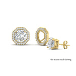 Load image into Gallery viewer, octagon-shape-diamond-ear-jackets-for-1-carat-studs-in-fdear11507angle3-1.00ct-nl-yg_a26626f1-bc8f-4ee2-ac93-a265cf5326a8
