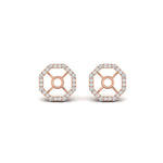 Load image into Gallery viewer, octagon-shape-diamond-ear-jackets-in-rose-gold-fdear11507angle1-nl-rg.jpg
