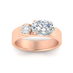 Load image into Gallery viewer, offbeat-2-stone-oval-and-round-band-ring-in-rose-gold-fd11548-nl-rg.jpg