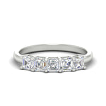 Load image into Gallery viewer, one-carat-basket-prong-5-asscher-cut-anniversary-ring-in-white-gold-fdwb8008assleep-1.00ct-nl-wg.jpg?v=1773741763
