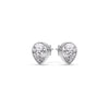 Load image into Gallery viewer, Half Carat Diamond Pear Drop Stud Bezel Earring
