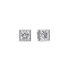 Load image into Gallery viewer, Stylish Princess Bezel Diamond Studs