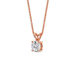 Load image into Gallery viewer, one-carat-round-4-prong-solitaire-diamond-pendant-in-FDPD8469ANGLE2-RO-1.00-RG.jpg?v=1765777908