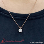 Load image into Gallery viewer, one-carat-round-4-prong-solitaire-diamond-pendant-in-rose-gold-FDPD10535RO-1.00-CT-RG.jpg?v=1765777908