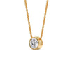 Load image into Gallery viewer, One Carat Round Bezel Solitaire Pendant