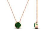 Load image into Gallery viewer, One Carat Round Bezel Solitaire Pendant
