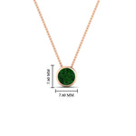 Load image into Gallery viewer, One Carat Round Bezel Solitaire Pendant