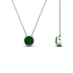 Load image into Gallery viewer, One Carat Round Bezel Solitaire Pendant