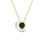 Load image into Gallery viewer, One Carat Round Bezel Solitaire Pendant