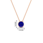 Load image into Gallery viewer, One Carat Round Bezel Solitaire Pendant
