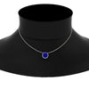 Load image into Gallery viewer, One Carat Round Bezel Solitaire Pendant