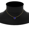 Load image into Gallery viewer, One Carat Round Bezel Solitaire Pendant