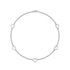 Load image into Gallery viewer, open-heart-chain-bracelet-in-platinum-FD-BRC8650ANGLE2-NL-WG
