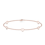 Load image into Gallery viewer, open-heart-chain-bracelet-in-FD-BRC8650-NL-RG